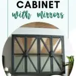Make A Hidden TV Cabinet with Mirrors DIY
