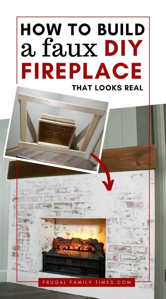 How to Build a Faux DIY Corner Fireplace