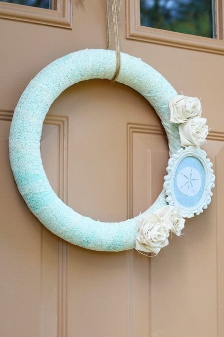 coastal summer wreath craft