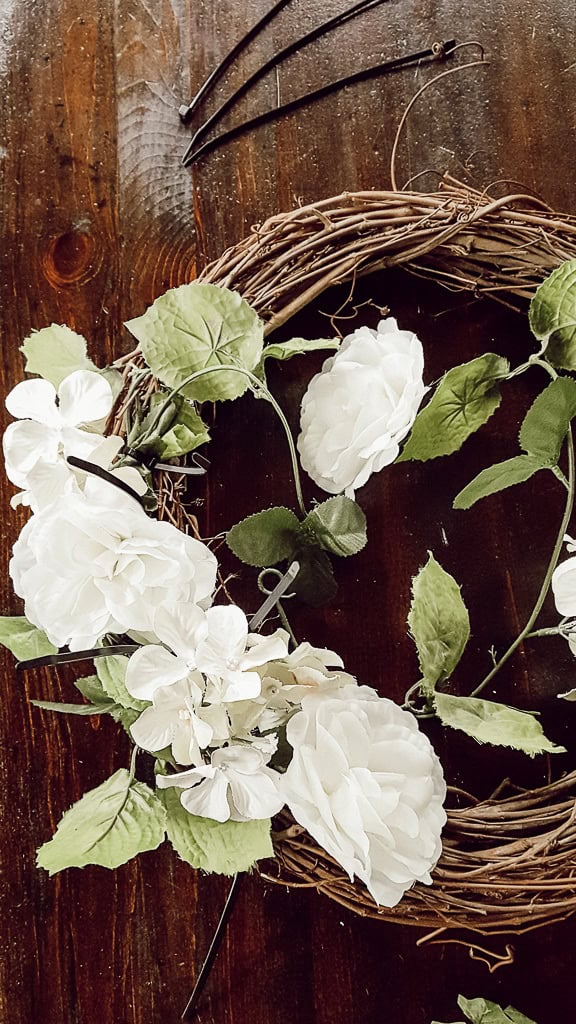 hydrangea wreath craft