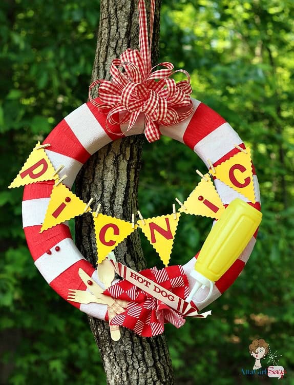 picnic wreath craft