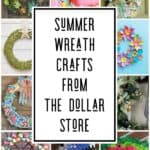 dollar store summer wreath crafts
