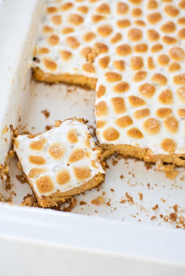 sweet potatoe cream cheese bars