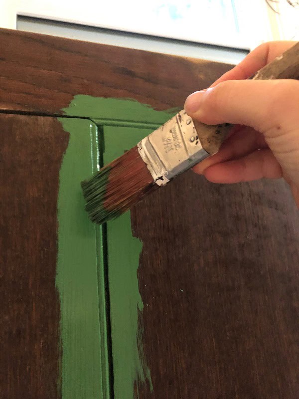 painting reclaimed wood headboard