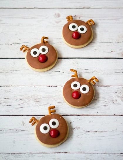 reindeer sugar cookies