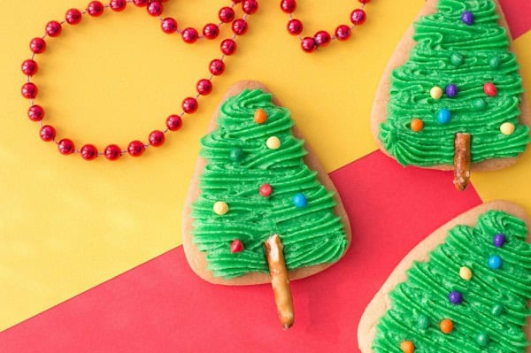 easy christmas tree cookies