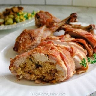 bacon wrapped stuffed turkey