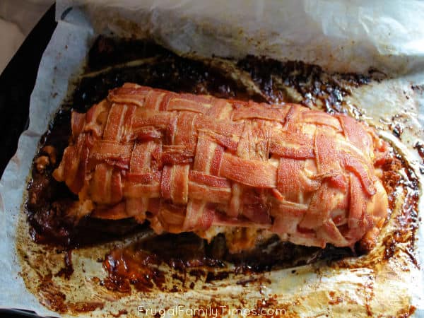 bacon wrapped turkey roll