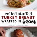 bacon wrapped turkey roll
