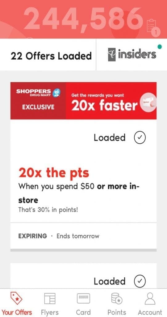 best shoppers points
