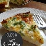 easy crustless quiche recipe