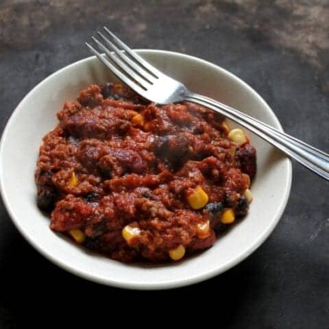 crockpot dump chili