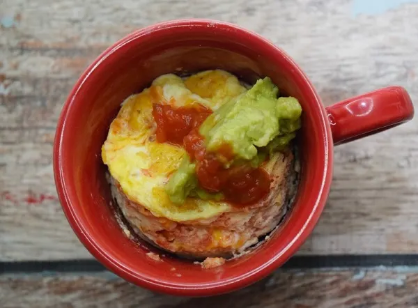 Microwave Migas in a Mug