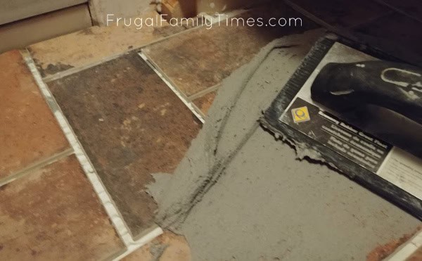 smearing grout