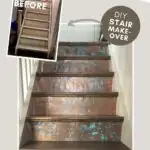 copper stair risers diy