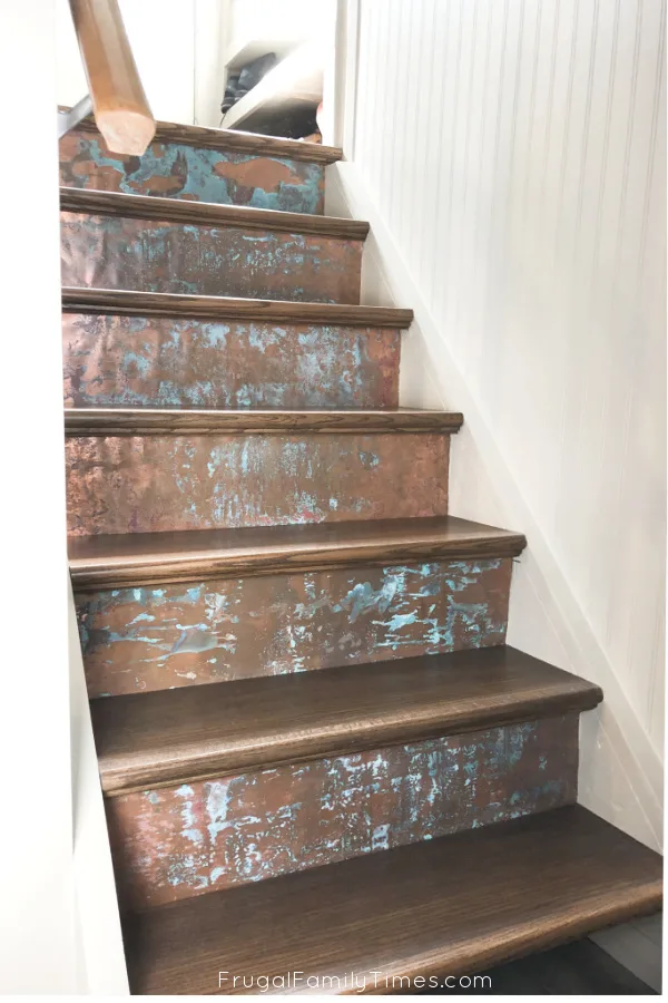 how to make copper stair risers
