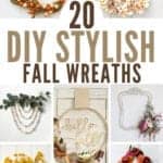 stylish diy fall wreaths crafts