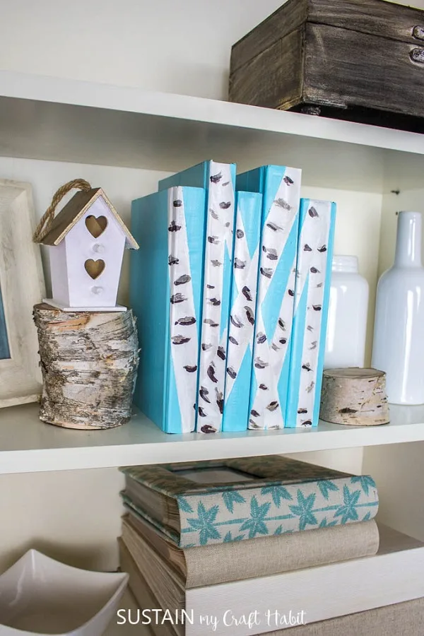 birch bark painted book covers