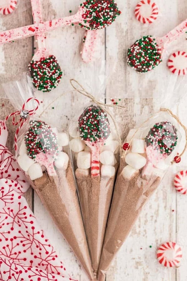 DIY Peppermint Candy Spoons