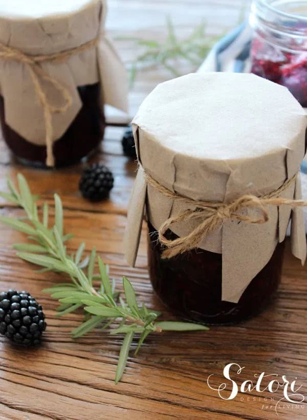 Honey & Rosemary Blackberry Jam