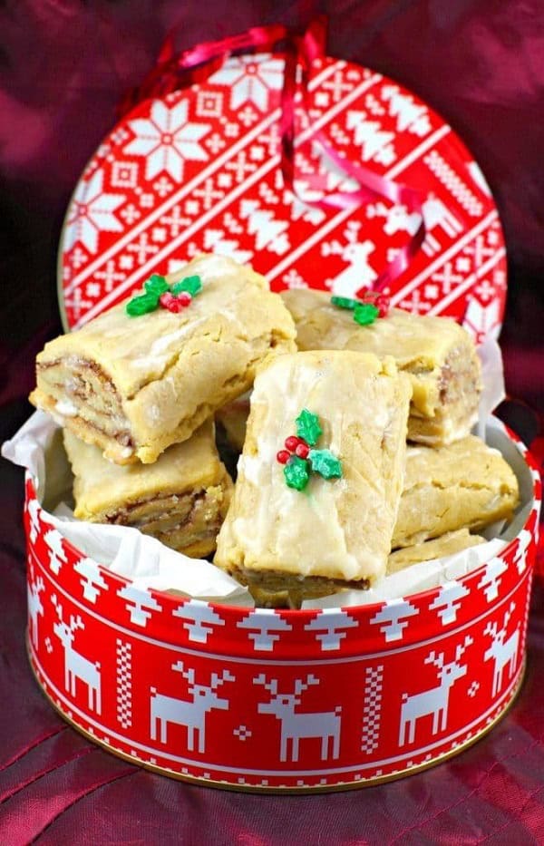 Gingerbread Yule Log Cookies