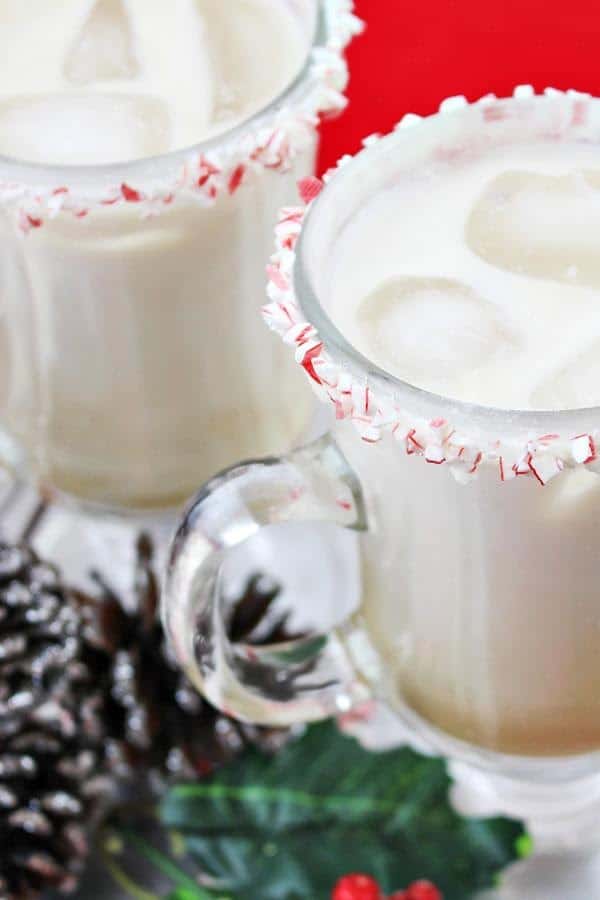 Peppermint White Russian Cocktails