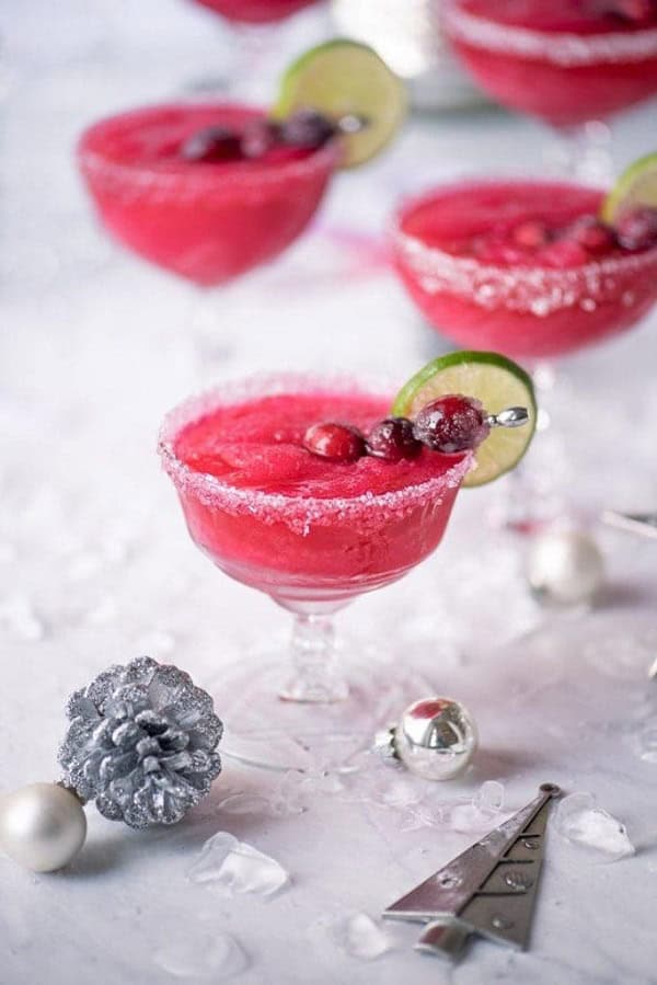 Frozen Cranberry Daiquiris