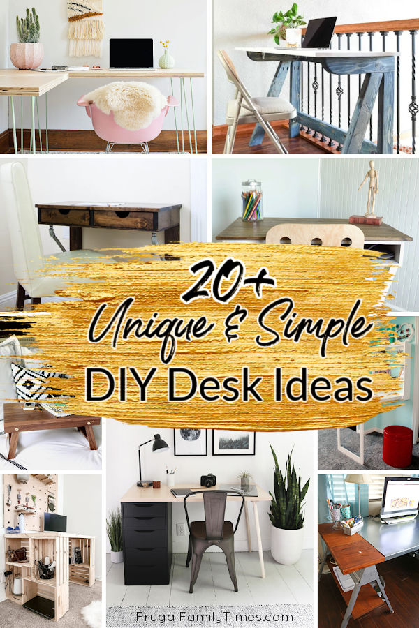 DIY unique home office desk ideas