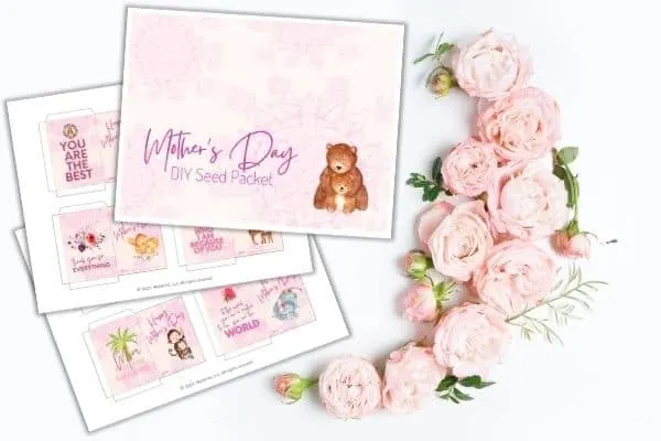 Free Printable Mother’s Day Seed Packet Cards 