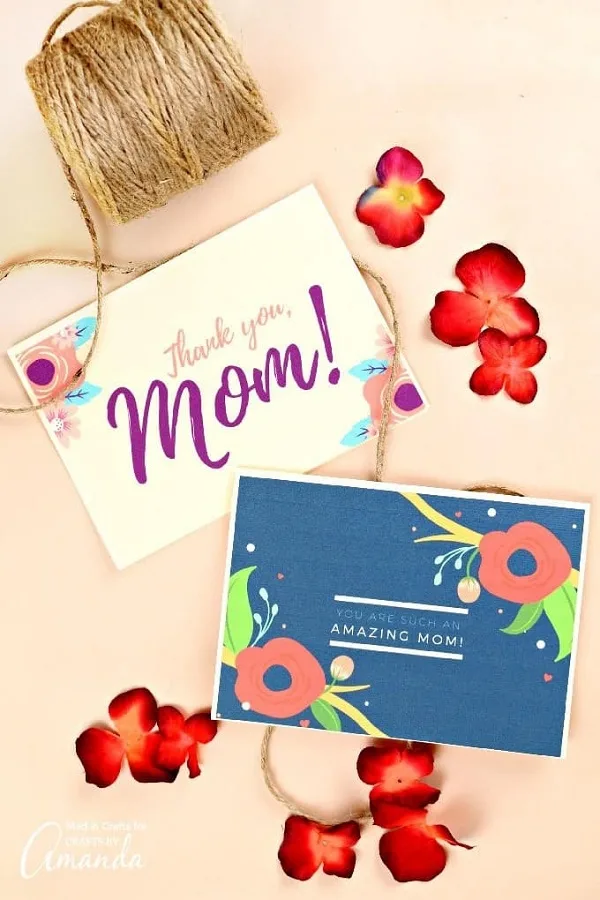 Floral Mother’s Day Card Printable