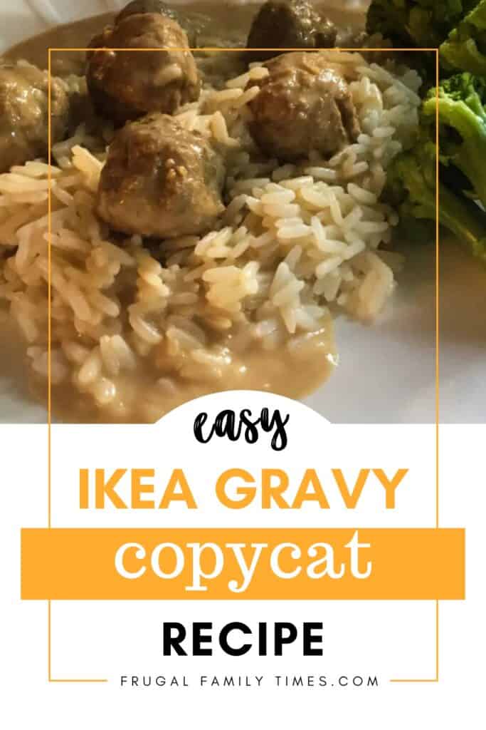 how to make IKEA gravy without cream