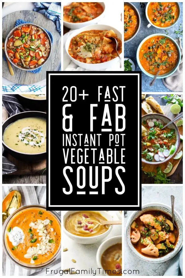 Healthy Instant Pot Vegetable Soups Recipes