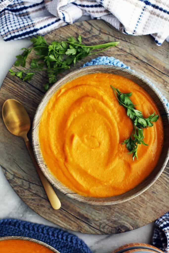Instant Pot Sweet Potato Coconut Soup 