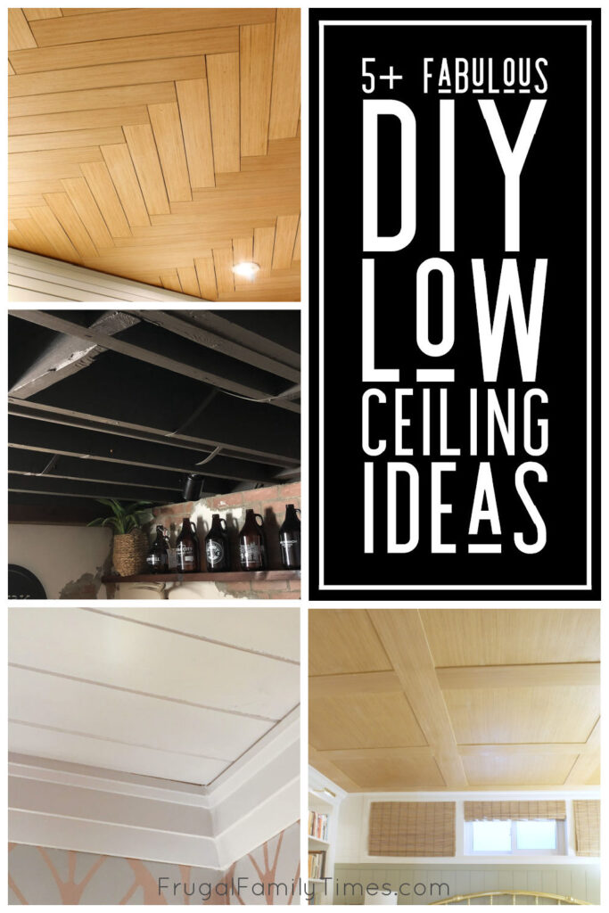 basement ceiling ideas for low ceilings