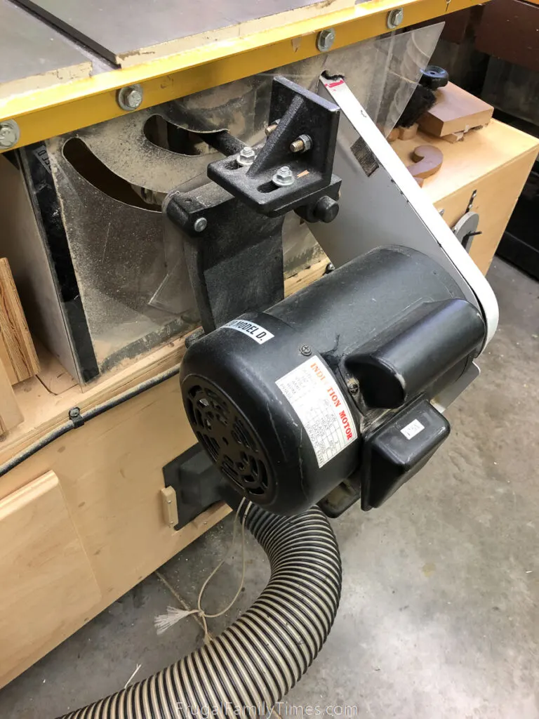 motor on table saw