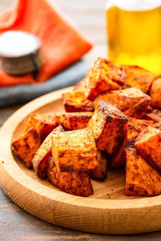 Roasted Air Fryer Sweet Potatoes