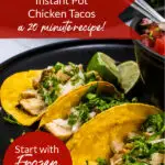 instant pot chicken tacos frozen