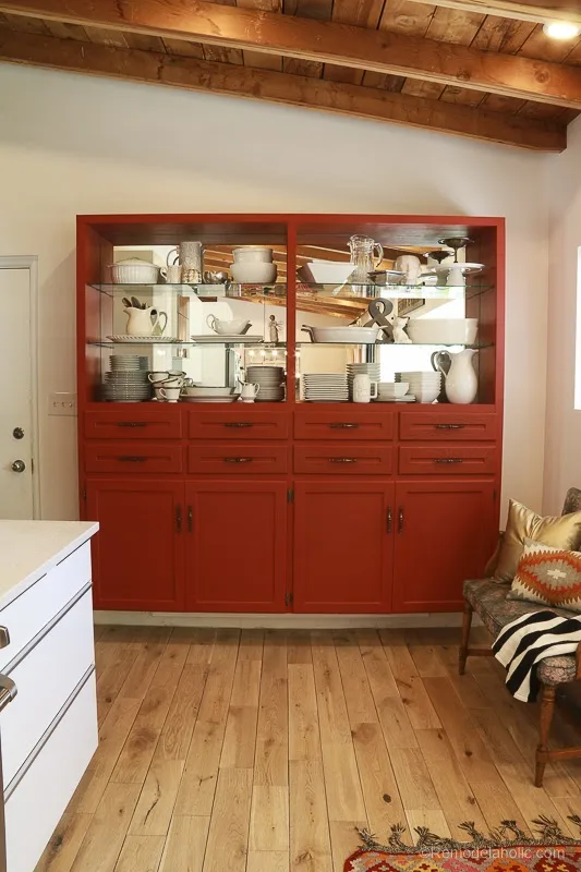 Orange Bult In Hutch