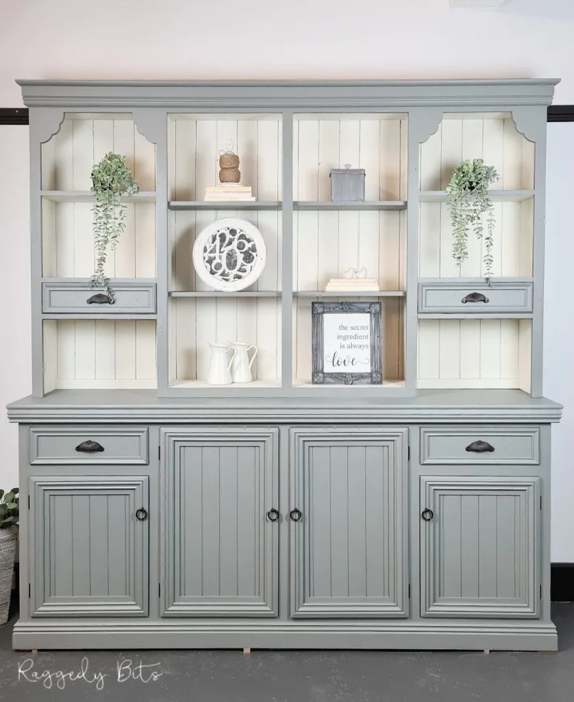 DIY Farmhouse Hutch Makeover