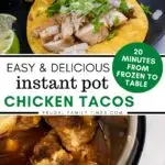 Instant Pot Chicken Tacos recipe