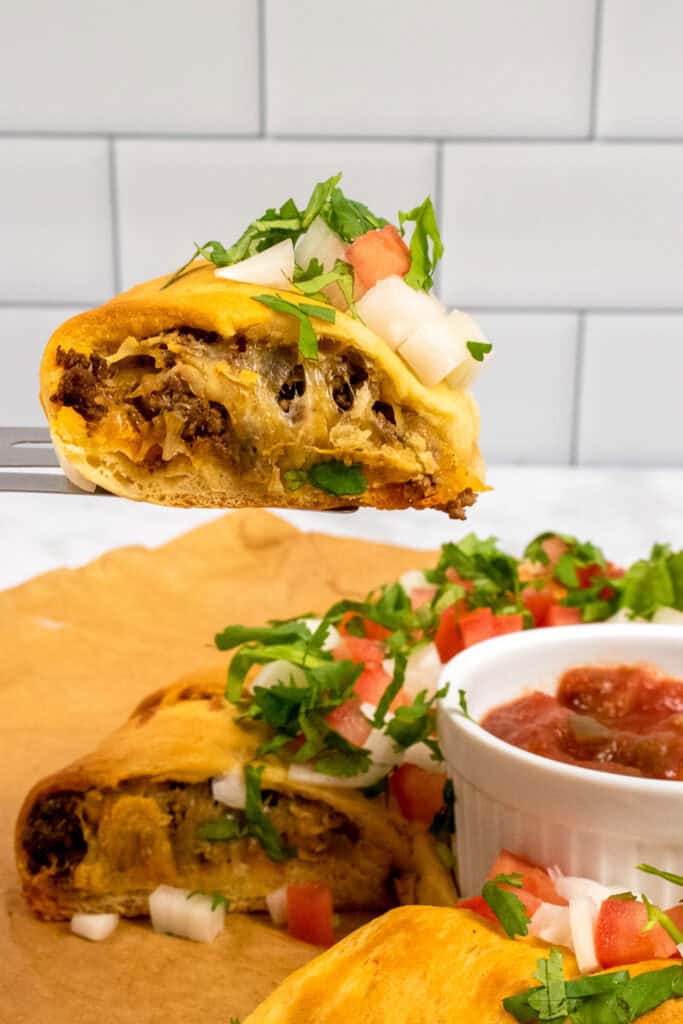 Taco roll with crescent rolls
