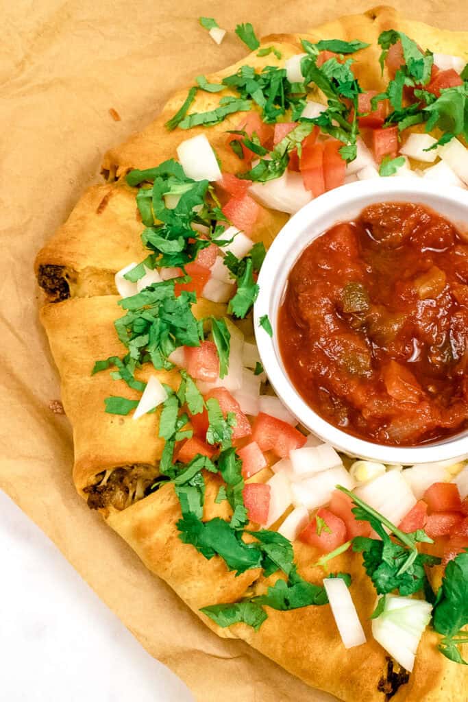 pillsbury crescent taco bake