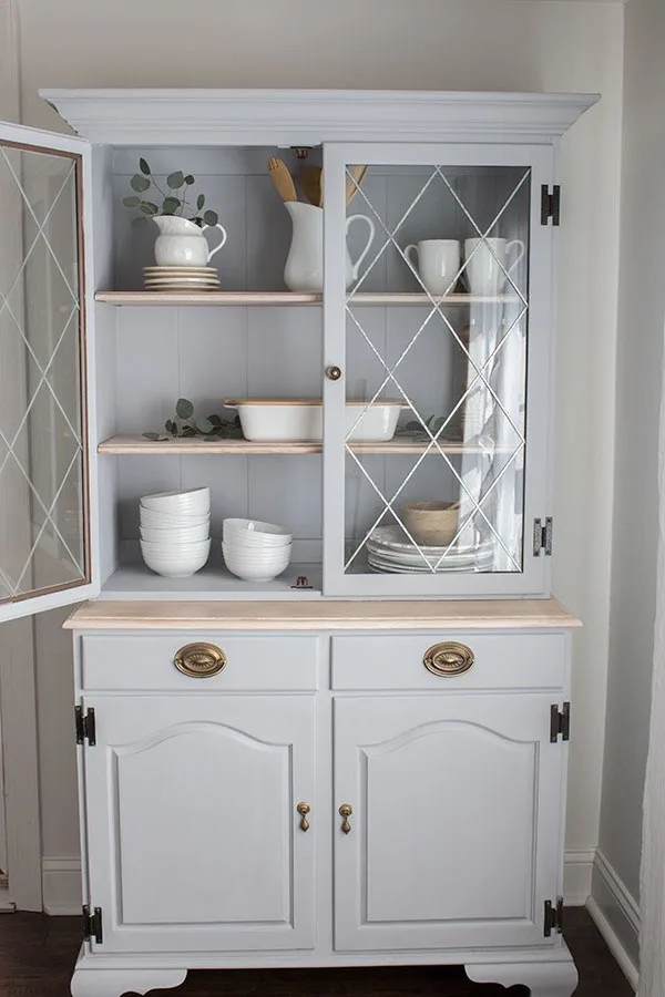 Natural Wood Hutch