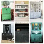 inspiration ideas for painting an old hutch 1