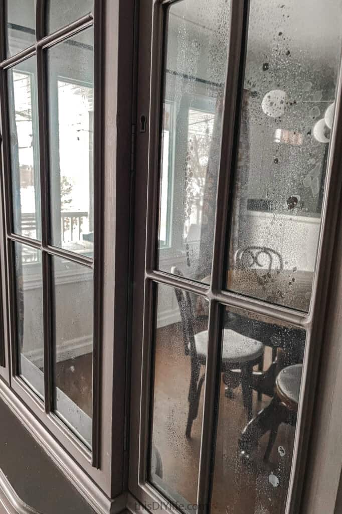 diy mercury glass mirror
