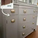 apothecary drawer pulls diy hutch makeover pin