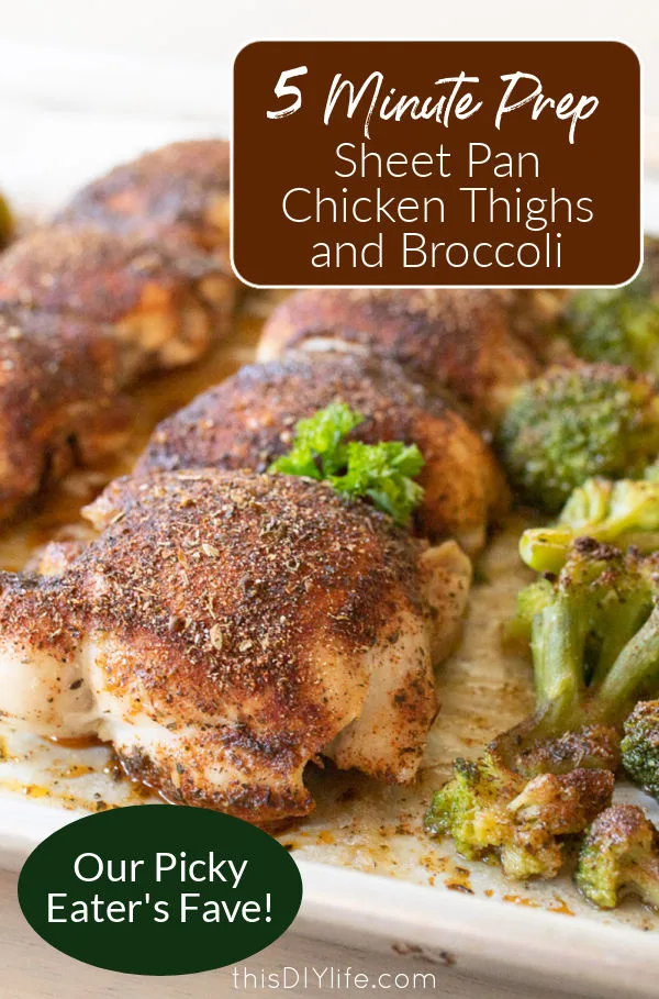 Crispy Sheet Pan Chicken Thighs and Broccoli