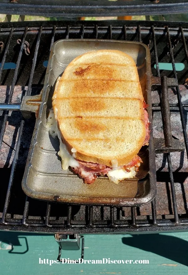 Campfire Reuben Sandwich