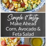 tomato corn avocado feta salad recipe