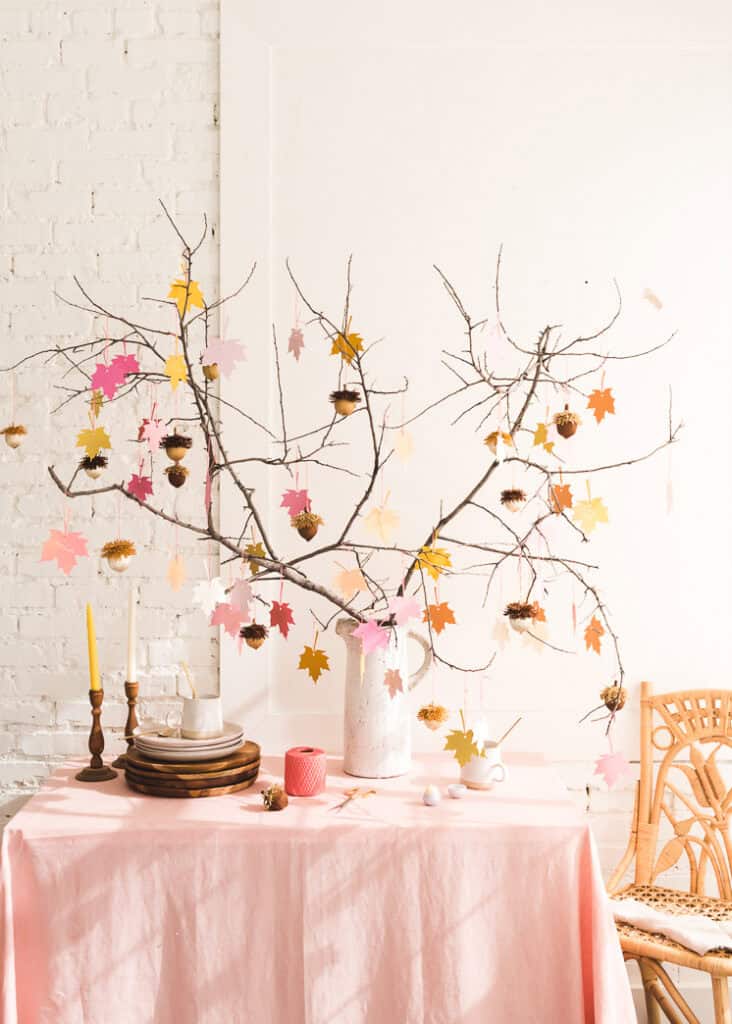 Gratitude Tree with Acorn Favours